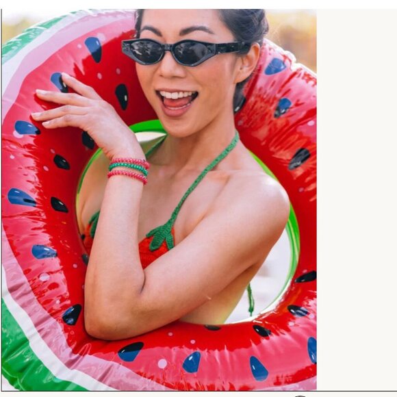 NWT Teleties Hair Ties Bracelets Slice of Summer - Picture 3 of 10